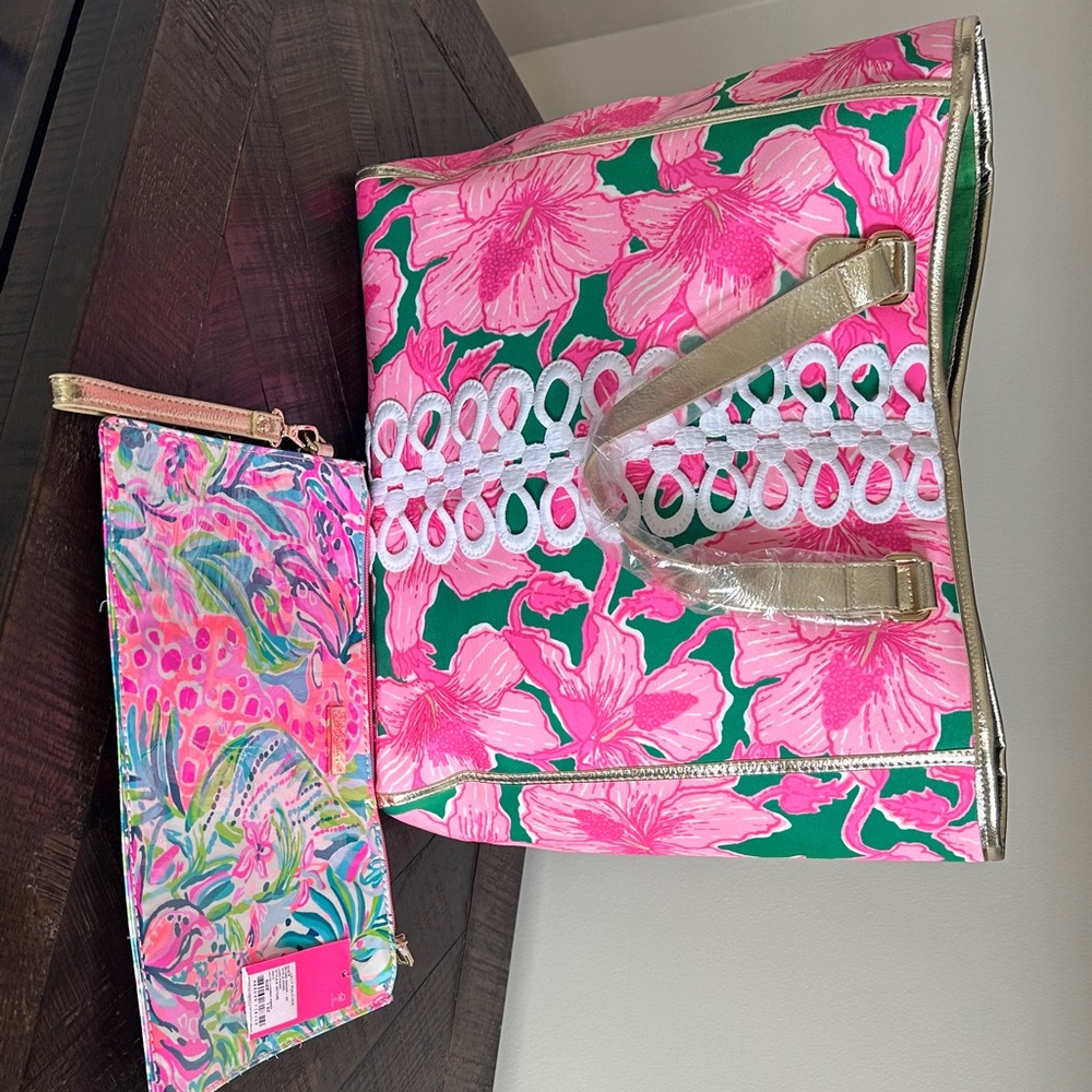 Lilly Pulitzer Tote and Pouch